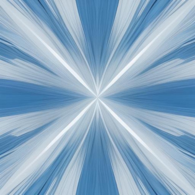 Abstract blue and white starburst background