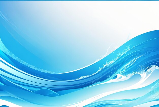 Abstract blue and white wave background Illustrations for templates Partners