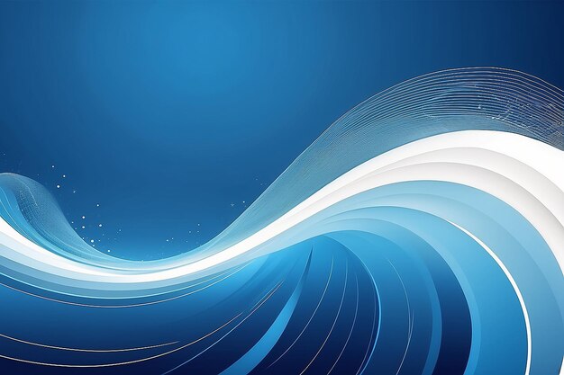 Abstract blue and white wave background Illustrations for templates Partners