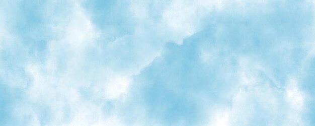 Abstract Bluesky Water color background Illustration texture for design