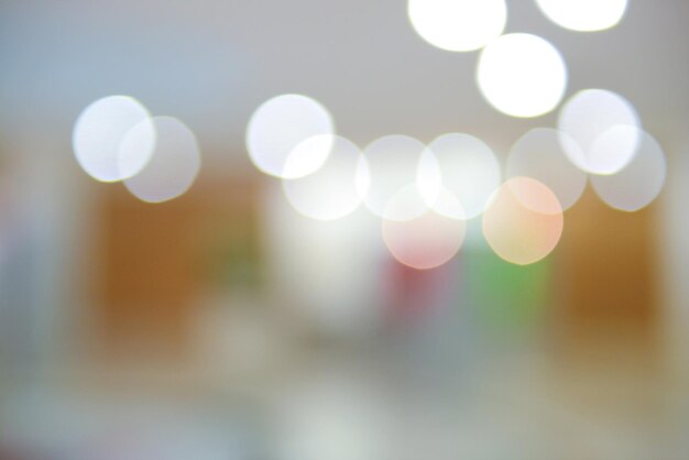 Abstract blur background with bokeh of Art gallery or museum
