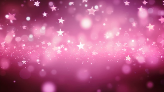 Photo abstract blur bokeh background with stars