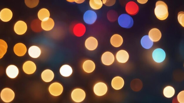 Abstract blur bokeh light