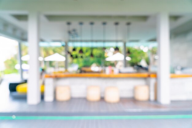 abstract blur cafe restaurant for