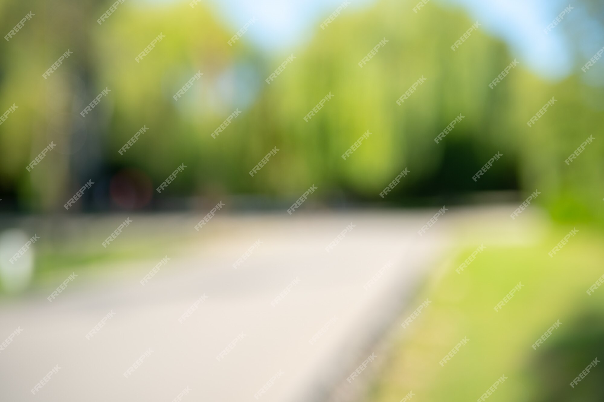 Premium Photo | Abstract blur city park bokeh for a background