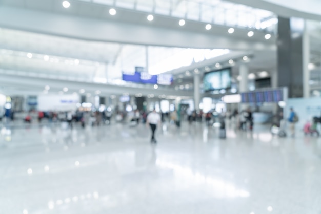 abstract blur and defocused airport