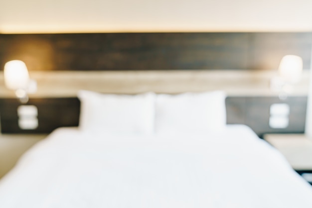 abstract blur and defocused bedroom interior