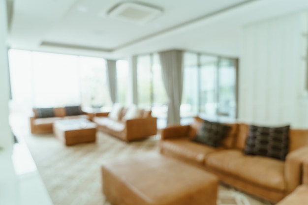 abstract blur and defocused living room interior