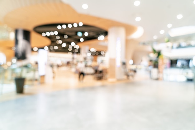 abstract blur and defocused luxury shopping mall