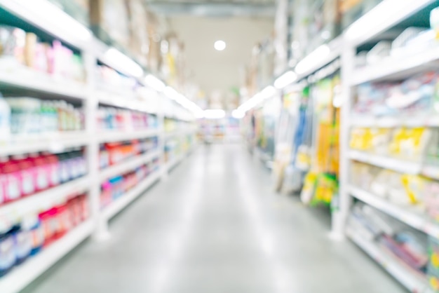 abstract blur and defocused supermarket for background