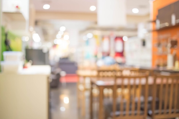 Abstract blur drinking room interior for background