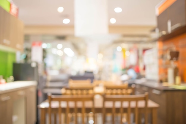 Abstract blur drinking room interior for background