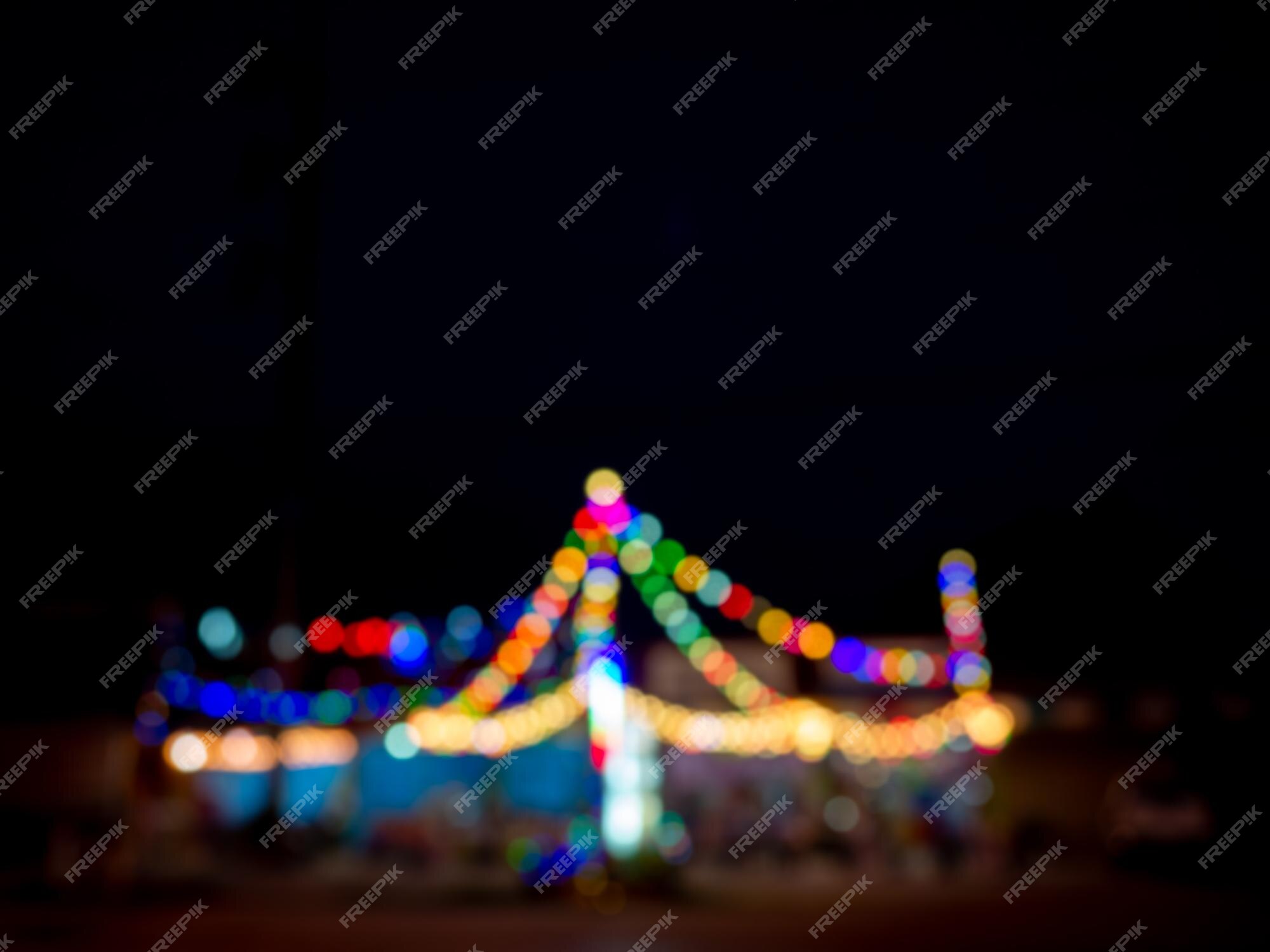 Premium Photo | Abstract blur image of colorful light of night festival  party bokeh on dark background blurred festive and celebration bokeh background  blurry hanging light