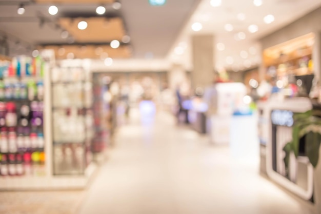 Abstract blur image of people at Shopping mall