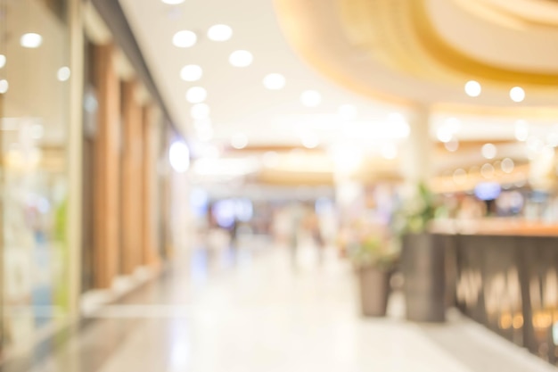 Abstract blur image of people at Shopping mall