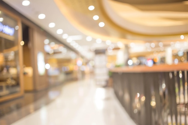 Abstract blur image of people at Shopping mall