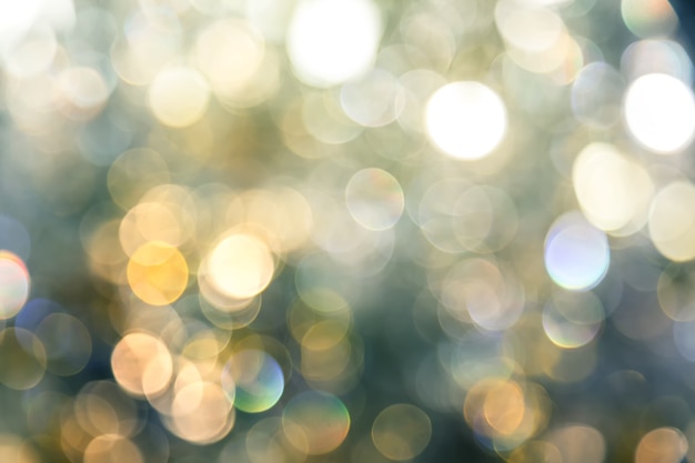 Photo abstract blur light bokeh background