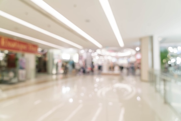 Photo abstract blur in luxury shopping mall