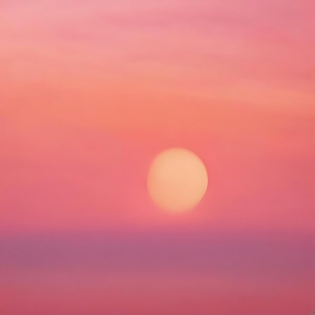 Foto abstract sfocamento di pastello bellissimo colore rosa pesca cielo sfondo tono caldo per il design come banner slide