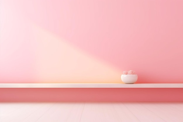 Abstract blur of pastel beautiful peach pink color sky warm tone background for design as