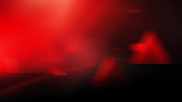 Foto sfondo rosso astratto sfocato con forma geometrica elemento di design grafico moderno