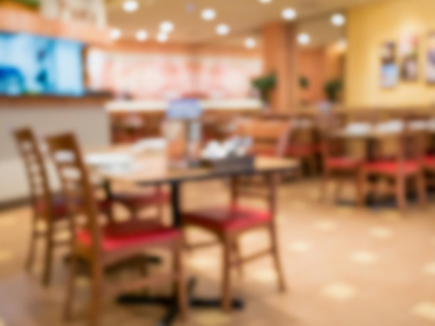 Abstract blur restaurant vintage style photo