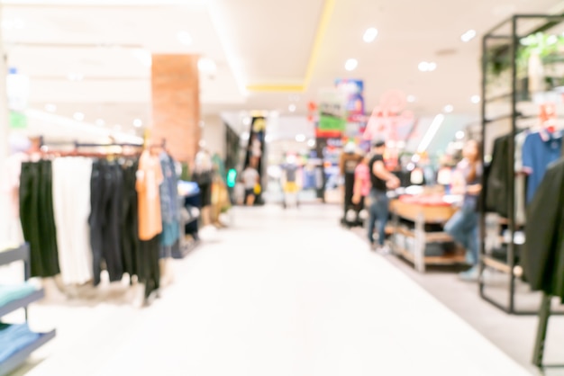 Abstract blur shopping mall or department store interior for background