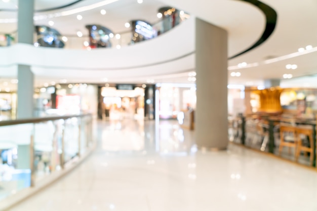 Abstract blur shopping mall or department store interior for background