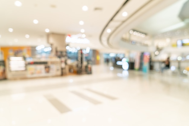 abstract blur shopping mall and retail store for background