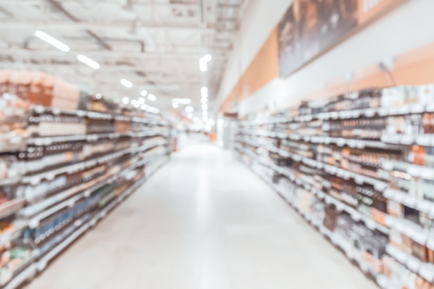 Photo abstract blur shopping mall store interior