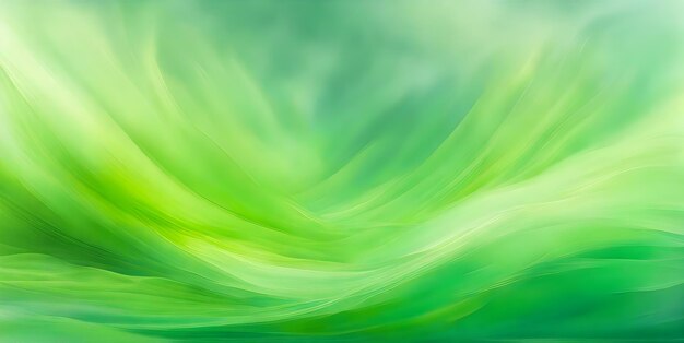 Abstract blur of various shades of green