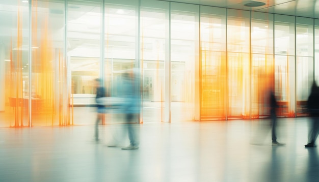 Abstract blurred background hospital