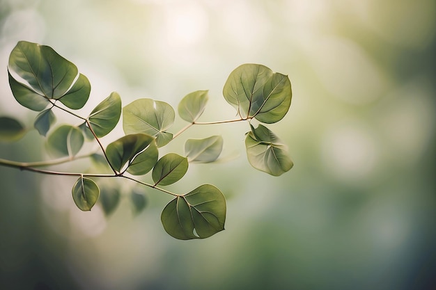 abstract blurred background with plants