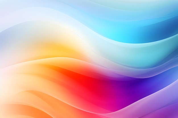 Abstract Blurred Background with Rainbow Color