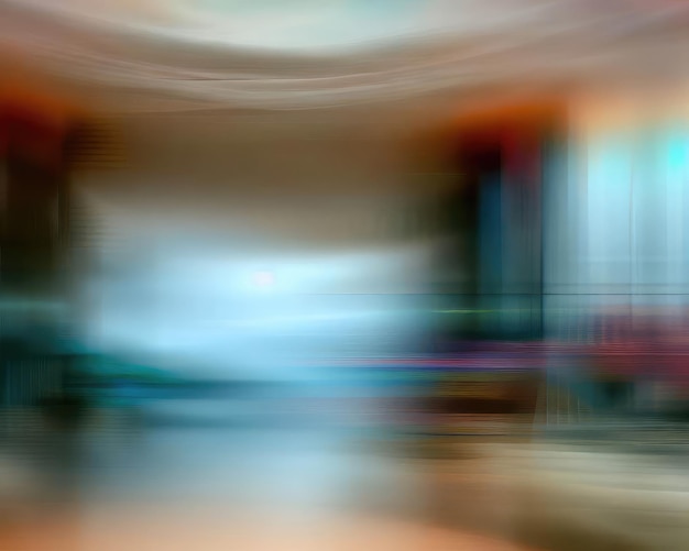 The abstract blurred beautiful interior of lobby reception condominium background