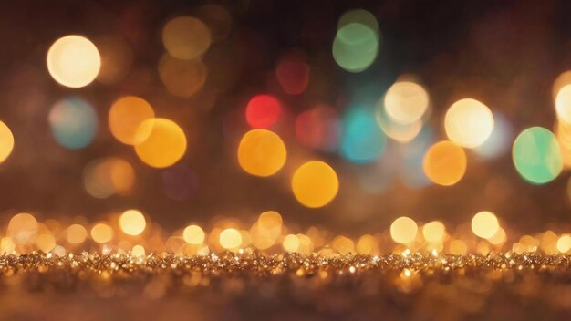 Abstract blurred bokeh light background