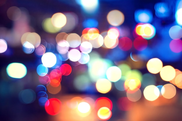 Photo abstract blurred colorful bokeh.  christmas light bokeh.