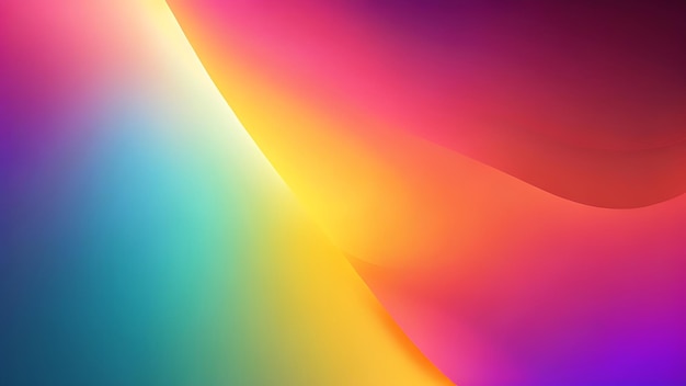 Abstract blurred gradient background in bright colors Colorful Gradient Vector Background