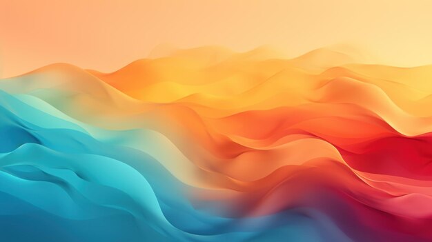 Abstract blurred gradient background colors with dynamic effect