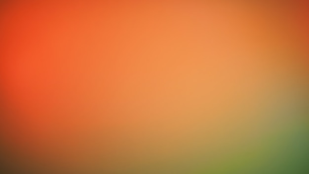 Abstract blurred gradient background. Multi color dark orange red and green color background. Banner template.