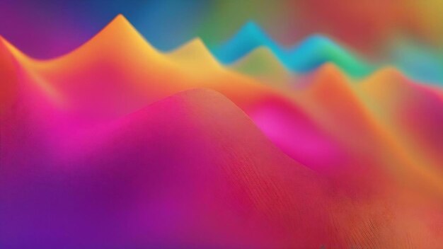 Abstract blurred gradient mesh background in bright colorful smooth easy editable soft colored