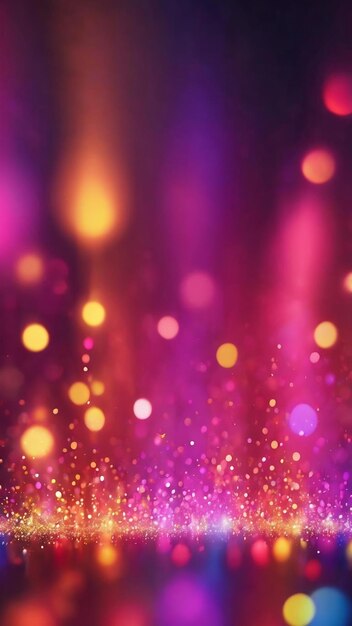 Abstract blurred lights festive background