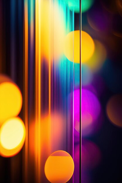 Abstract blurred lights