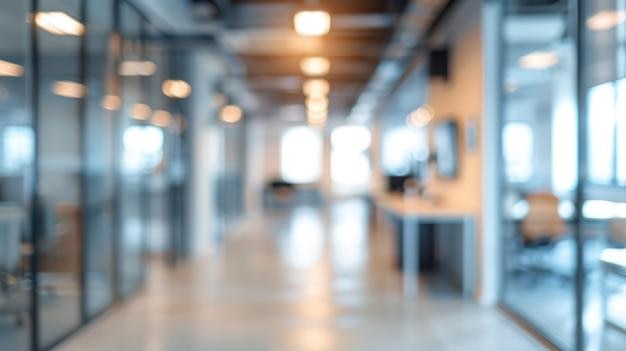abstract blurred modern office