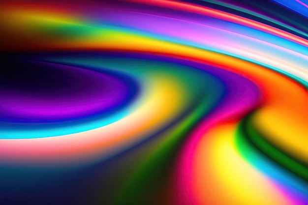 抽象的 ぼやけ た 虹 の 線