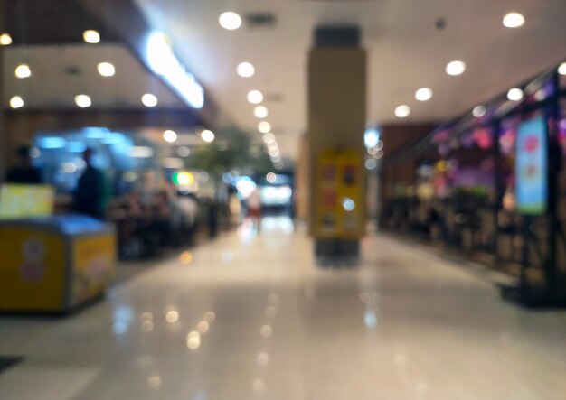 Foto abstract blurred shopping mall per l'uso di sfondo