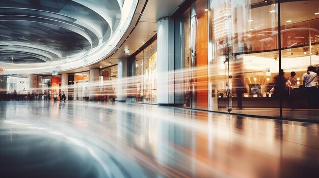 Photo abstract blurred view of department store or shop