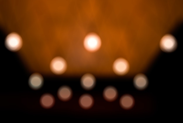 abstract blurred with bokeh light