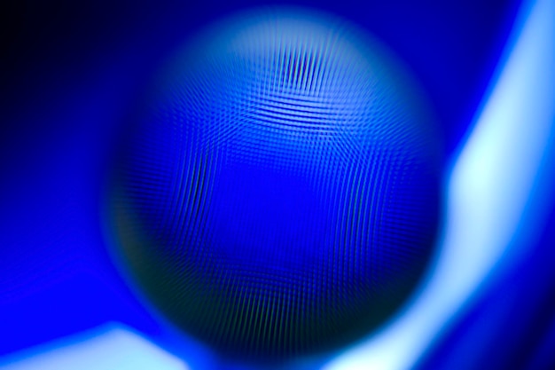 Abstract blurry image of a color sphere