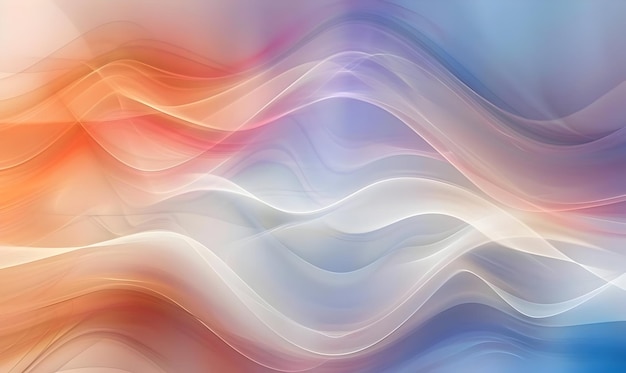 Abstract blurry wavy background template